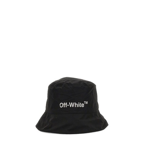 off-white bucket hat with logo
