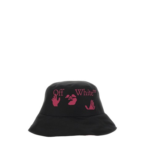 off-white reversible hat with logo