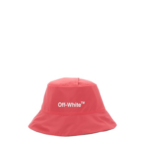 off-white reversible hat with logo