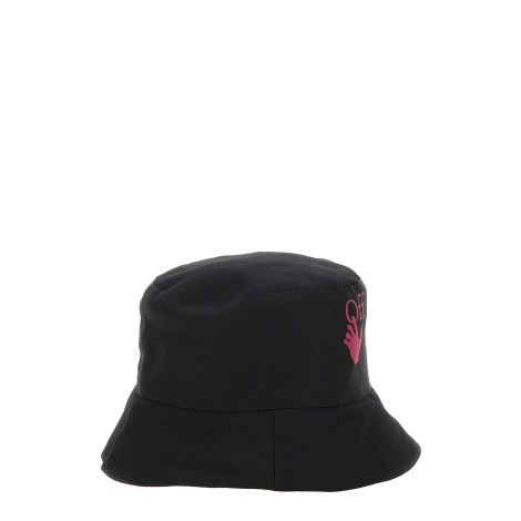 off-white reversible hat with logo