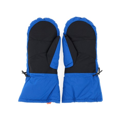 off-white printed mitten gloves