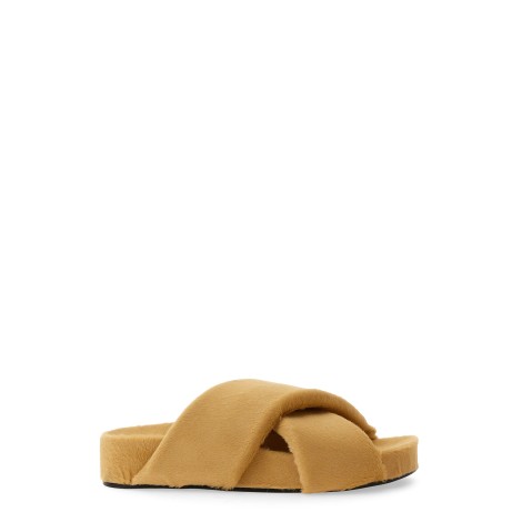jil sander crisscross sandal