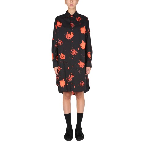 marni printed shirt dress 