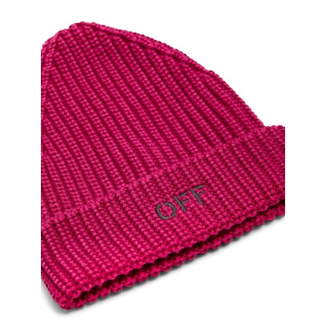 off-white cappello beanie con logo