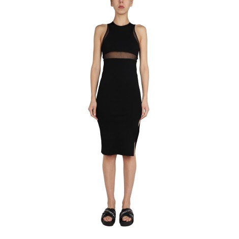 stella mccartney dress with tulle detail