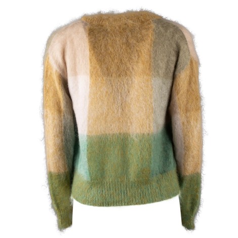 Cardigan in mohair verde