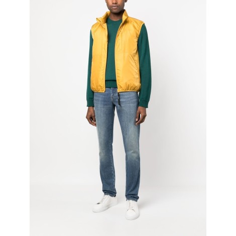 ROBERTO COLLINA maglione girocollo in lana merino color verde mare