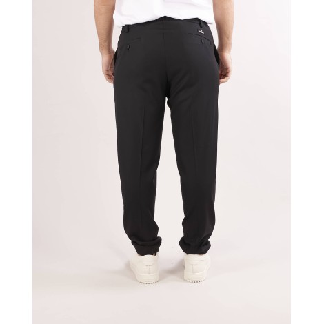 ALESSANDRO DELL'ACQUA Pantalone in lana con elastico in vita Alessandro Dell'Acqua