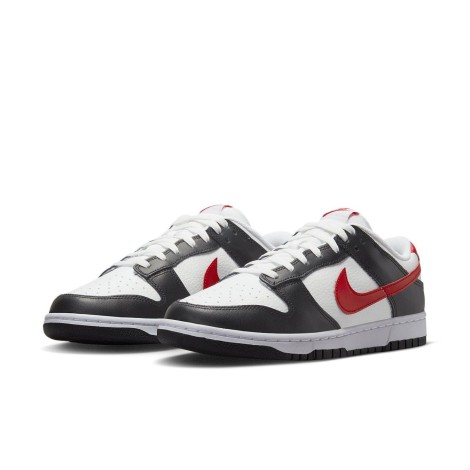 Nike Dunk Low Retro Red Swoosh Panda