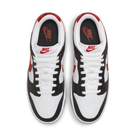 Nike Dunk Low Retro Red Swoosh Panda