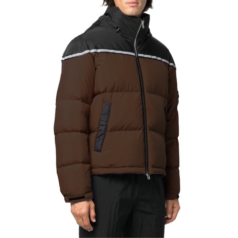 313 Worldwide Piumini Corti Uomo Brown