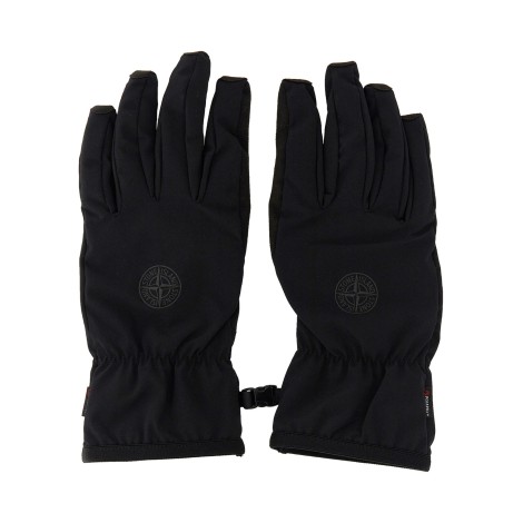 stone island technical fabric gloves