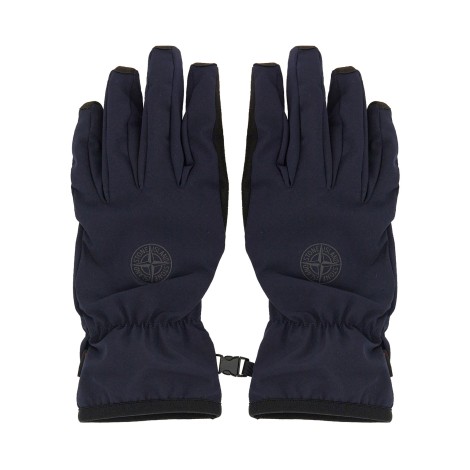 stone island technical fabric gloves