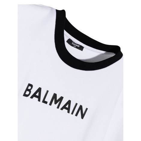 balmain felpa con logo