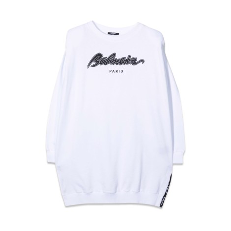balmain abito con logo