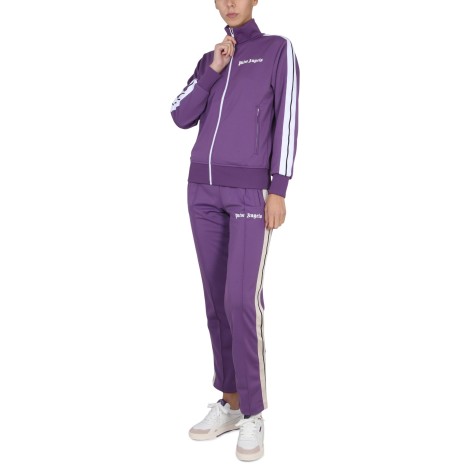 palm angels zippered track sweatshirt