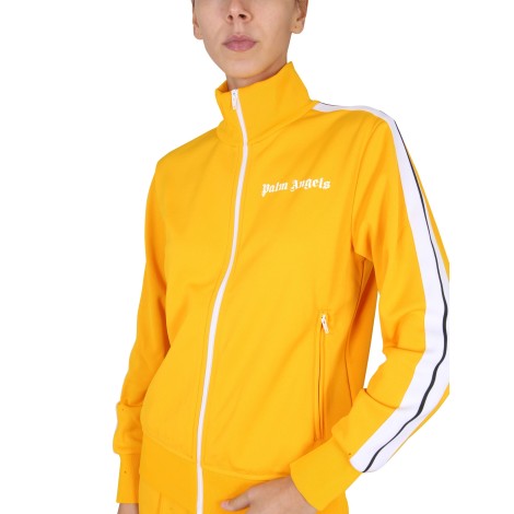 palm angels zippered track sweatshirt
