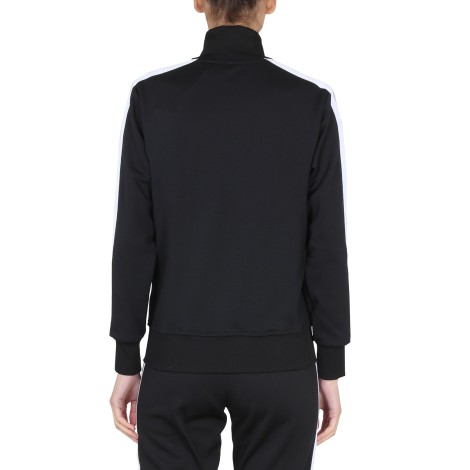 palm angels zippered track sweatshirt