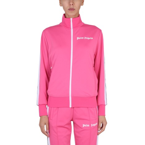 palm angels zippered track sweatshirt