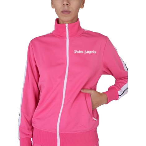 palm angels zippered track sweatshirt
