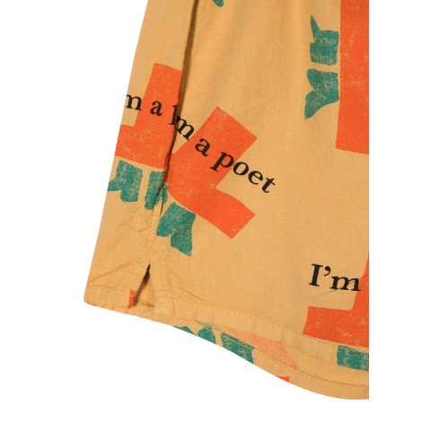 bobo choses i'm a poet all over woven shorts