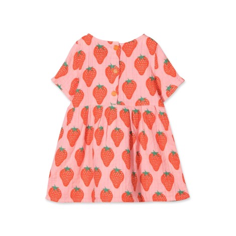 bobo choses strawberry all over woven dress