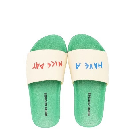 bobo choses have a nice day flip flops