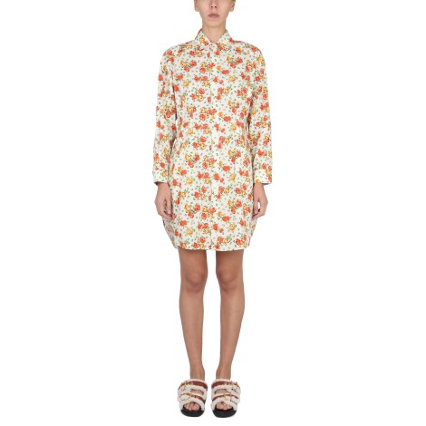 marni shirt dress with floral pattern