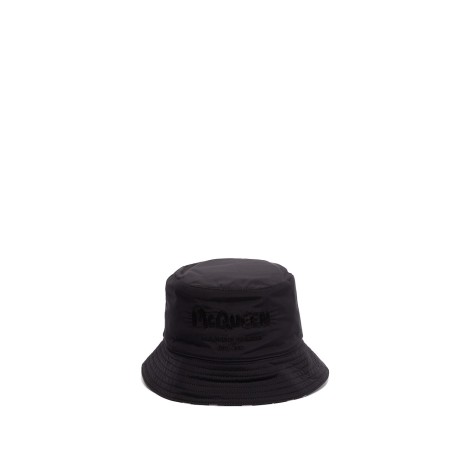 Alexander McQueen `Watercolor Logo` Hat