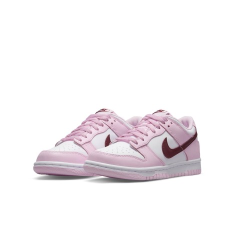 Nike Dunk Low Pink Foam Red White (GS)