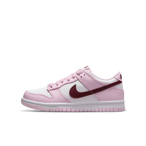 Nike Dunk Low Pink Foam Red White (GS)