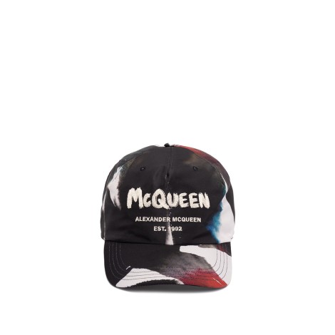 Alexander McQueen `Watercolor Logo` Hat