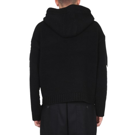 jw anderson knit sweatshirt with logo