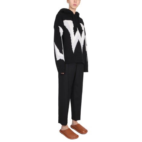 jw anderson knit sweatshirt with logo