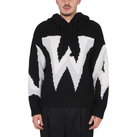 jw anderson knit sweatshirt with logo