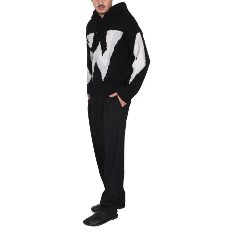 jw anderson knit sweatshirt with logo