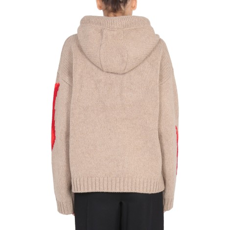 jw anderson knit sweatshirt with logo