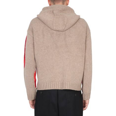 jw anderson knit sweatshirt with logo