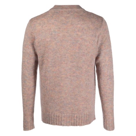 MANUEL RITZ cardigan marrone a maniche lunghe con scollo a V
