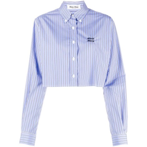 Miu Miu Cropped Shirt
