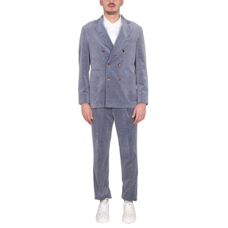 brunello cucinelli double-breasted suit