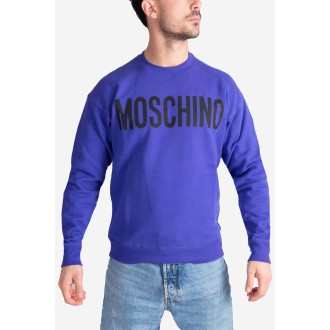 MOSCHINO Felpa in cotone con logo Moschino