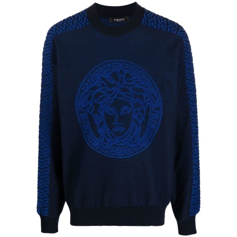 Versace `Greca` Knit Sweater