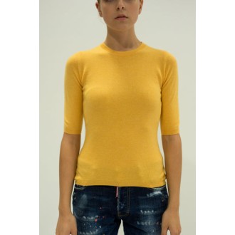 LA ROSE sweater top giallo