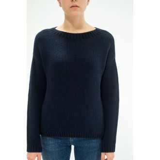 LA ROSE knit cashmere Blue