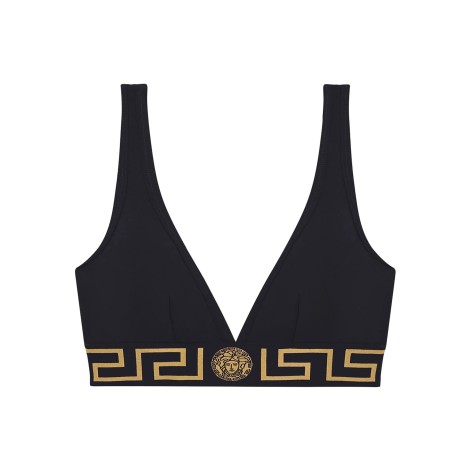 versace bralette with greek border