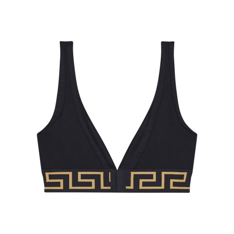 versace bralette with greek border