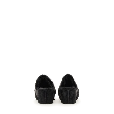 jil sander fur mules