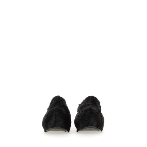 jil sander fur mules