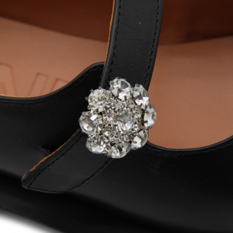Ganni - Black Leather Loafers